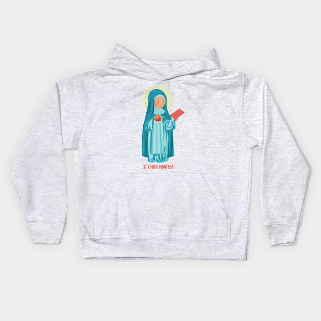 Saint Laura Montoya. Mother Laura Kids Hoodie by AlMAO2O